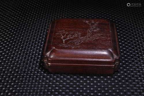 A Chinese Rosewood Box