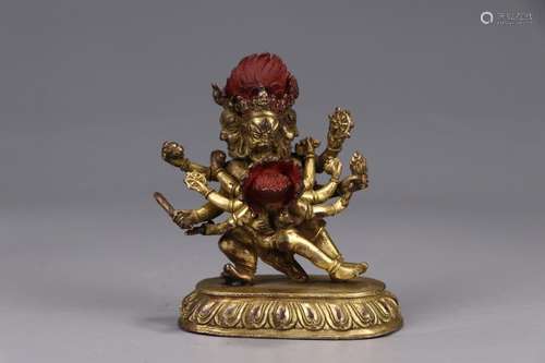 A Chinese Gilt Bronze Buddha