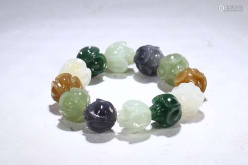 A Chinese Hetian Jade Bracelet