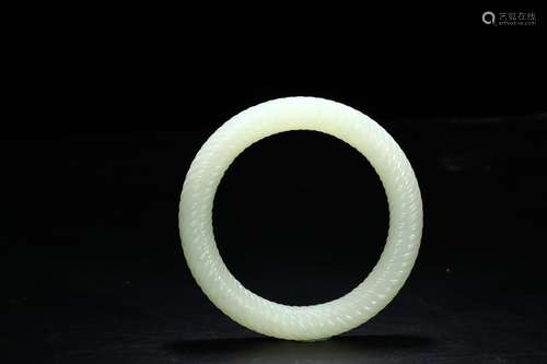 A Chinese Hetian Jade Bangle