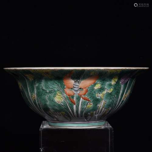 A Chinese Porcelain Famille Rose Bowl