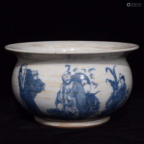 A Chinese Porcelain Blue&White Figure-Story Jar