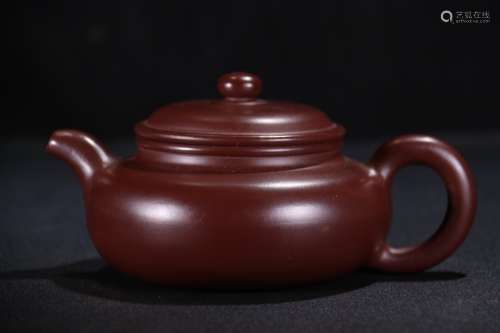 A Chinese Tea Pot With Mark