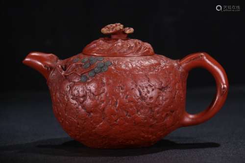 A Chinese Zisha Tea Pot With Mark