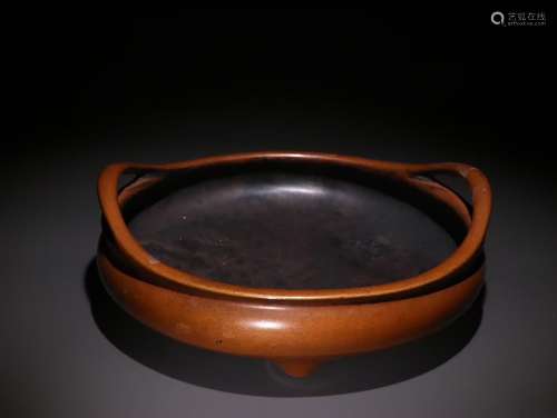 A Chinese Bronze Censer With Mark