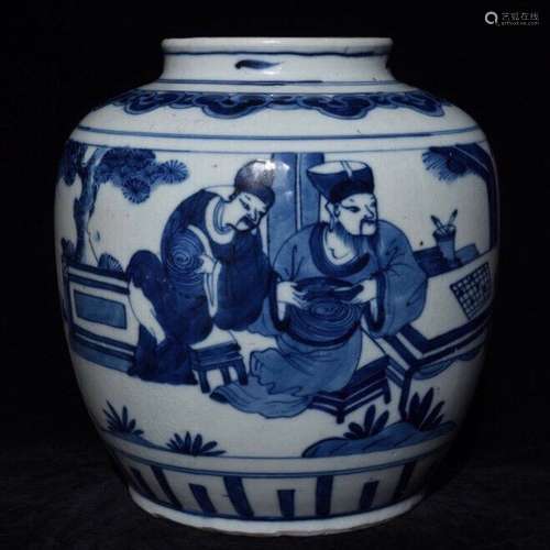 A Chinese Porcelain Blue&White Jar