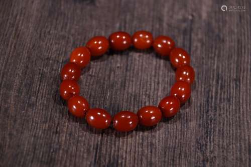 A Chinese Amber Bracelet