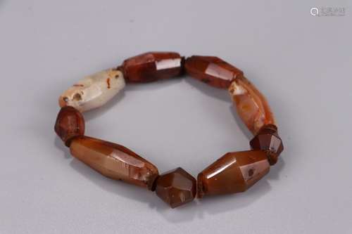 A Chinese Agate Bracelet