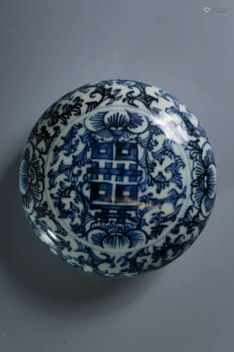 A Chinese Blue and White 