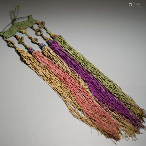 A Chinese Five Colors Tassel