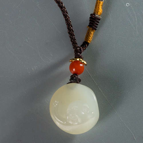 A Chinese Hetian Jade Pendant