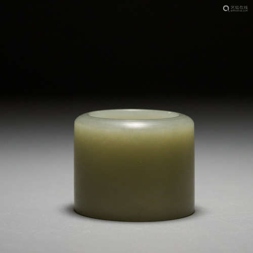 A Chinese Hetian Jade Fingerstall