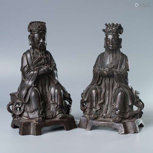 A Chinese Bronze Buddha Statues