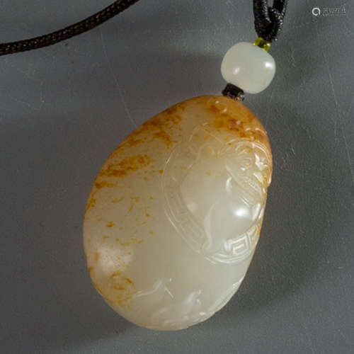 A Chinese Hetian Jade Pendant