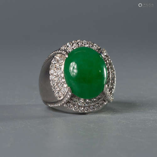 A Chinese Jadeite Ring