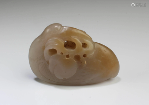 A Carved Jade Pendant