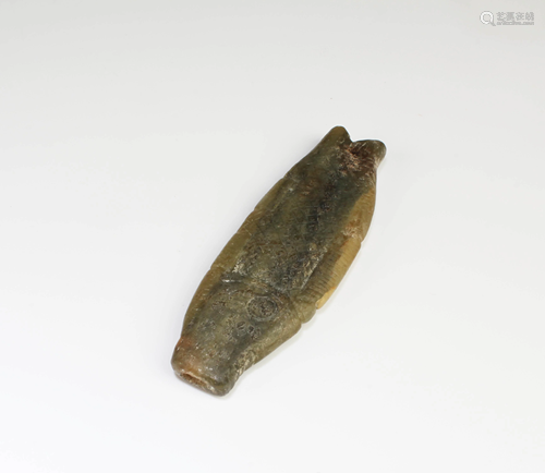 A Carved Fish-Shaped Jade Ornament