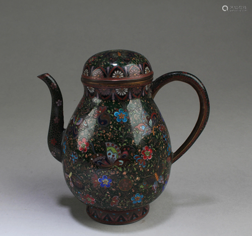 A Cloisonne Teapot