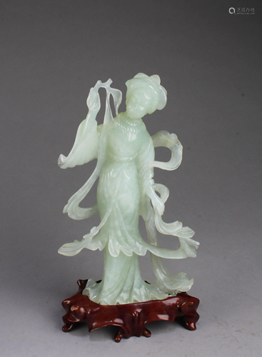 Chinese Jade Carved Statue