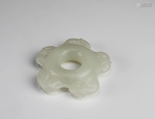 A Star Shaped Jade Pendant