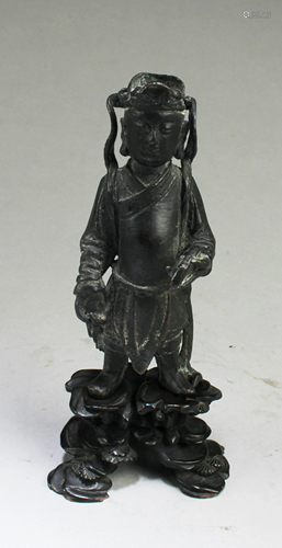 Antique Bronze Immortal Statue