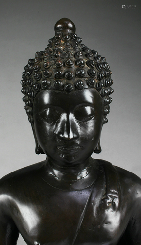 Antique Bronze Buddha Statue