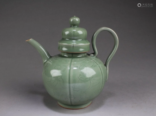 Chinese Celadon Teapot