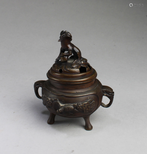 Antique Bronze Incense Burner