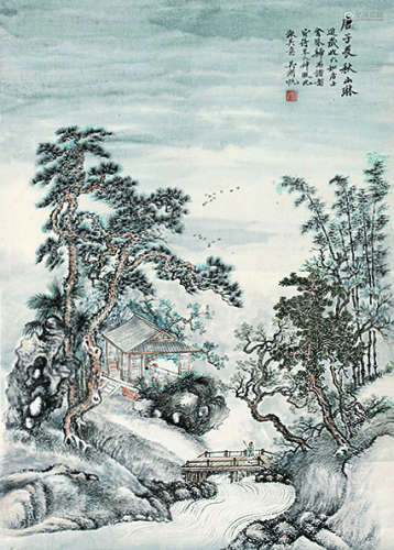 吴湖帆 山水 轴