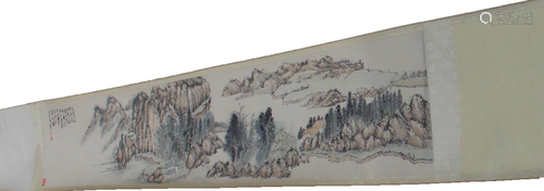 Chinese Long Scroll Painting