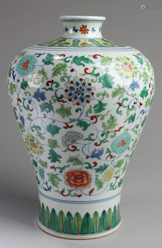 Chinese Porcelain Meiping Vase