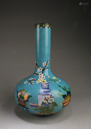 Chinese Cloisonne Vase