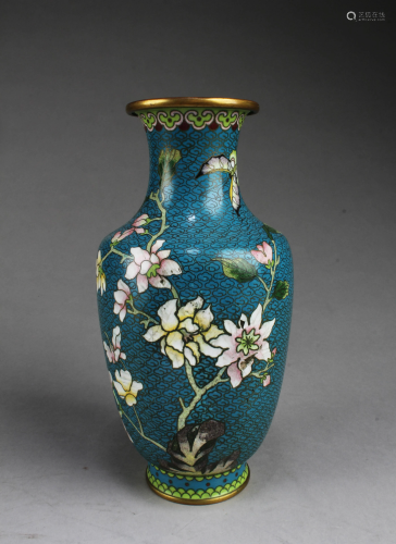 Chinese Cloisonne Vase