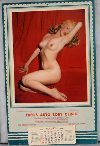 MARILYN MONROE GOLDEN DREAMS 1953 CALENDAR