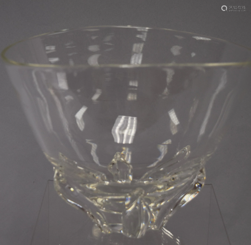 STUEBEN ART GLASS CRYSTAL BOWL: