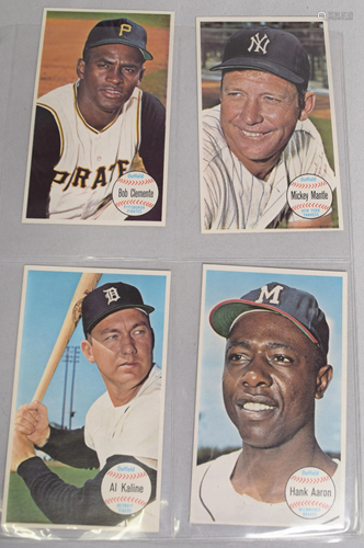 1964 TOPPS BOB CLEMENT 11, MICKEY MANTLE 25, HANK: