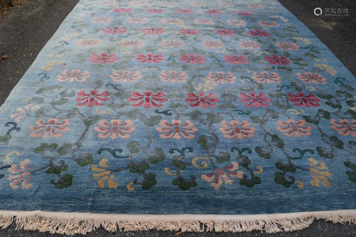 NEPAL KANGI FLORAL WOVEN ROOMSIZE RUG