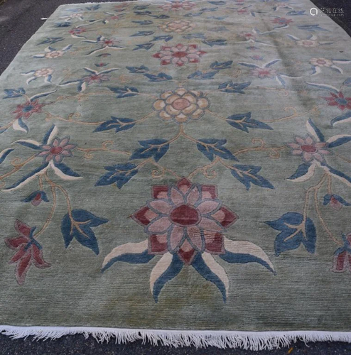 NEPAL KANGRI FLORAL WOVEN ROOMSIZE RUG