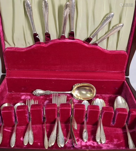 GORHAM STERLING SILVER LYRE FLATWARE