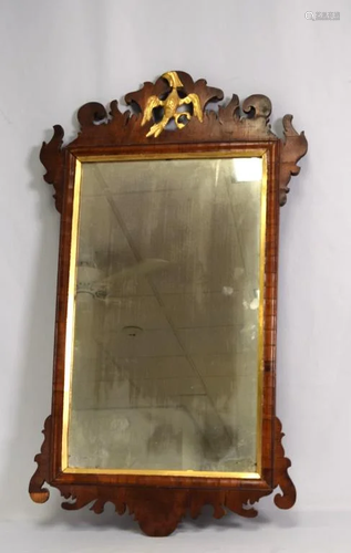 1780 SIGNED PHILADELPHIA CHIPPENDALE MIRROR