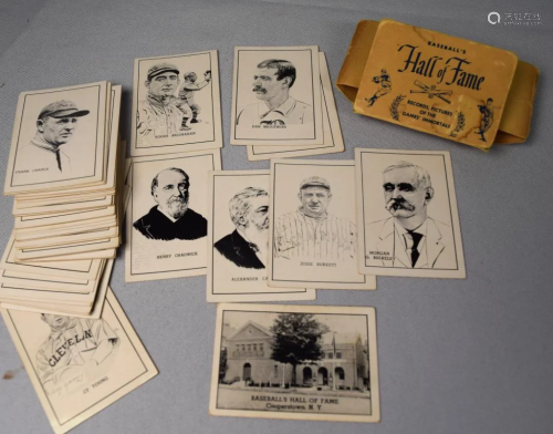 1950 CALLAHAN BASEBALL HALL OF FRAME CARDS