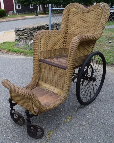 ATLANTIC CITY BOARDWALK WICKER STROLLER