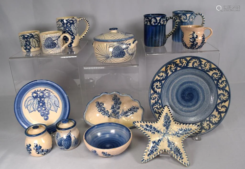 GROUPING OF DORCHESTER ART POTTERY PIECES