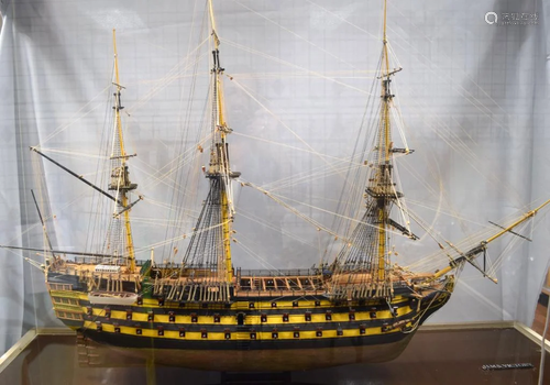 20c MODEL BRITISH FLAG SHIP HMS VICTORY