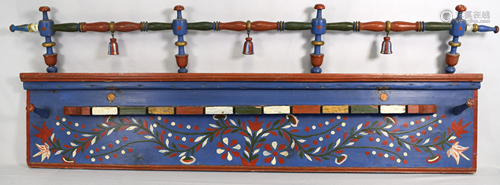 FOLK ART WALL SHELF