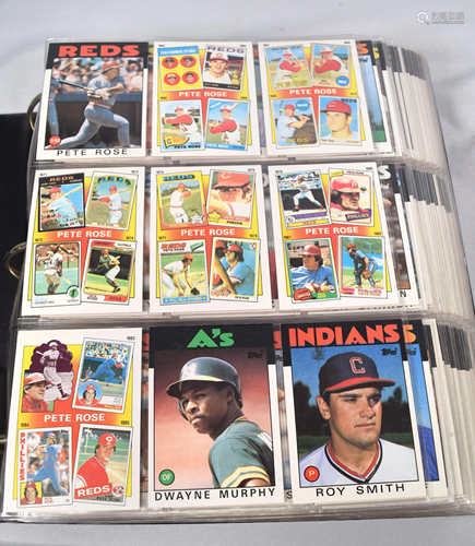 1986 BASEBALL TOPS COMPLETE REGULAR SET