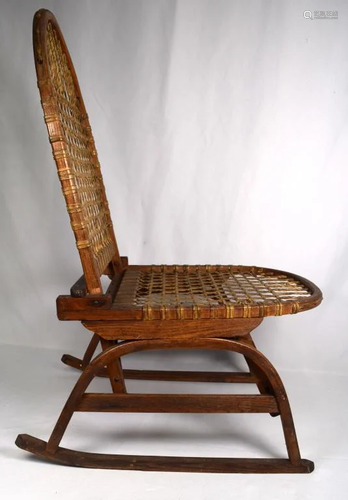 W. TUBBS FOLDING SNOWSHOE CHAIR