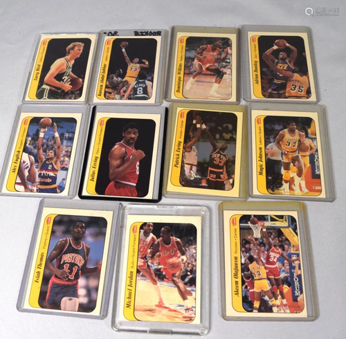 1986-87 FLEER BASKETBALL STICKERS COMPLETE SET