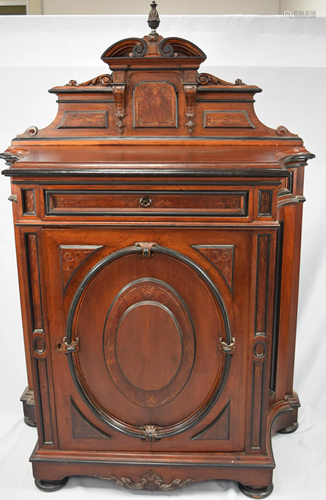 19C WALNUT VICTORIAN CREDENZA