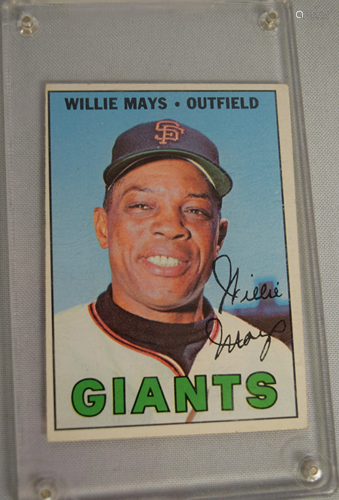 1967 TOPPS WILLIE MAYS #200 BASEBALL CARD: